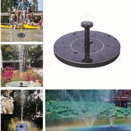 Mini fontaine à énergie solaire jardin piscine étang panneau solaire fontaine flottante décoration de jardin fontaine d'eau goutte T200619243H