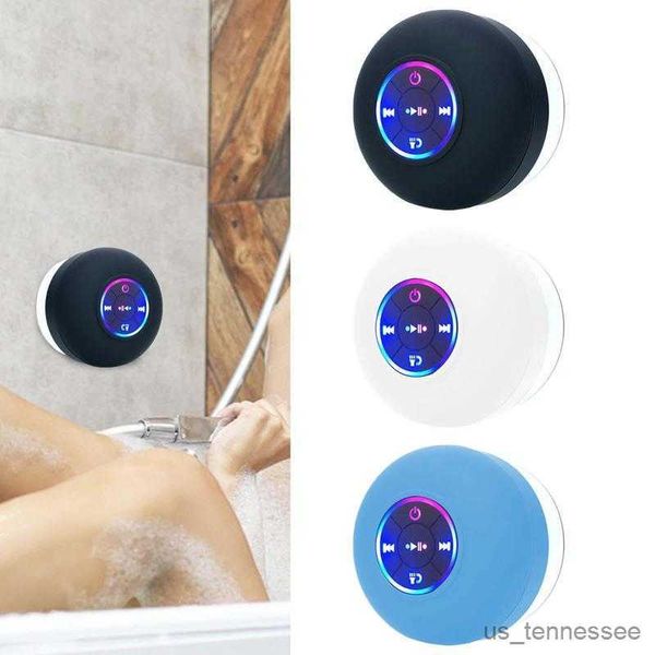 Mini Altavoces Baño Altavoces portátiles a prueba de agua Audio Inalámbrico Ducha Mini Altavoces Teléfono Barra de sonido Mano Ventosa grande Mini Wireless R230621