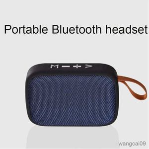 Miniluidsprekers Stoffen luidspreker Bluetooth Draadloze verbinding Draagbare buitensporten Audio Stereo Ondersteuningskaart Mobiele telefoon