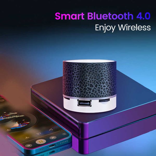 Mini haut-parleurs Flash haut-parleur Bluetooth sans fil Portable petit pistolet en acier caisson de basses lourd extérieur Mini Bluetooth petit haut-parleur pour téléphone Portable