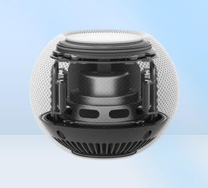 Mini haut-parleurs Haut-parleur intelligent pour HomePod Portable Bluetooth Assistant vocal Subwoofer HIFI basse profonde stéréo TypeC filaire Sound Box4238788