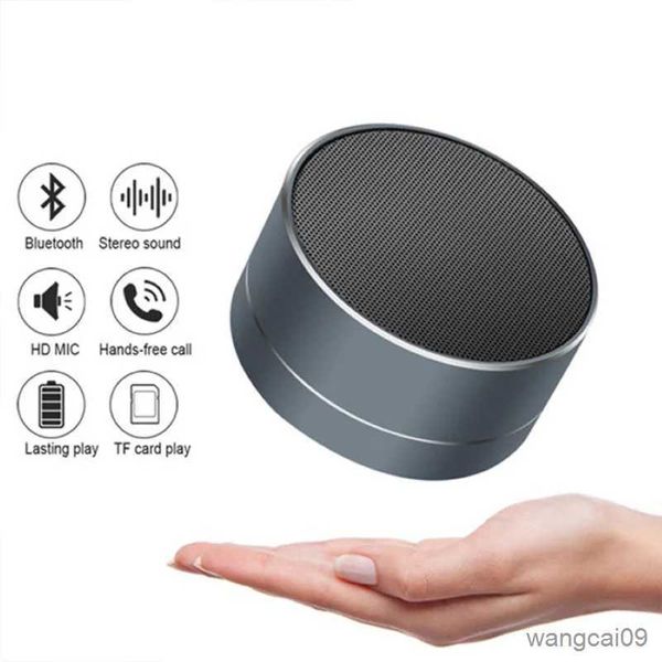 Mini haut-parleurs Bluetooth sans fil, Mini haut-parleur Portable d'extérieur, alliage de musique, sans fil 5.0, Radio, boîte vocale