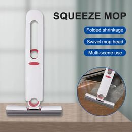 Mini Squeeze Mop Draagbare Reinigingsmop Handheld Bureau Badkamer Autoruit Glas Spons Cleaner Huishoudelijke Schoonmaakmiddelen