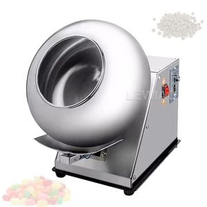 Mini RVS Chocolade Rounder Polijstmachine 2-5kg/H Suiker Pinda Coating Machine