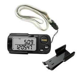 Mini compteur de pas podomètre numérique 3D de marche avec chronomètre de calories à pince exercice 240112