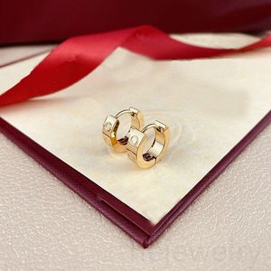 Mini stud oorbel liefde vergulde gouden oorbellen parel diamanten harten oorbellen eenvoudige klassieke letter designer oorbel voor vrouwen klein formaat trendy zb015