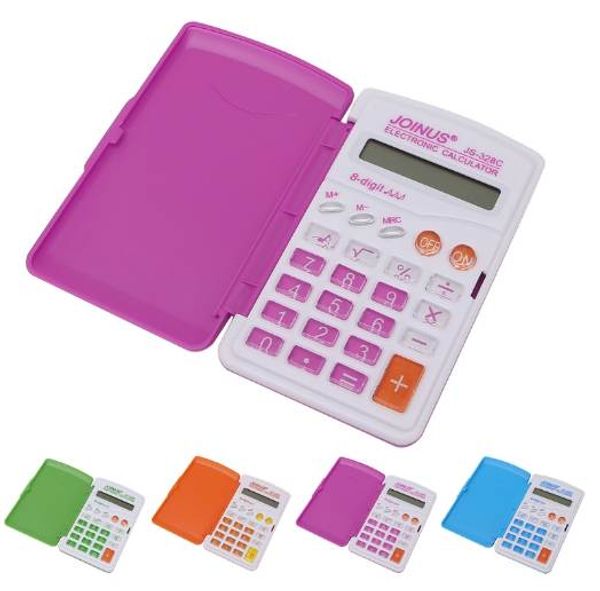 Mini calculatrice électronique à 8 chiffres Calculatrice électronique alimentée par batterie