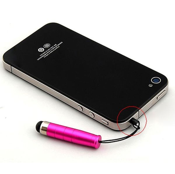 Mini Stylus Touch Pen Lápiz táctil capacitivo con tapón de polvo para teléfono móvil tablet pc precio barato