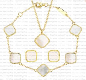 Mini dulce plata esterlina clásico 4/cuatro hojas trébol encanto pulsera pendiente collar 18 K oro ágata concha nácar para mujeres niñas boda joyería mujeres regalos