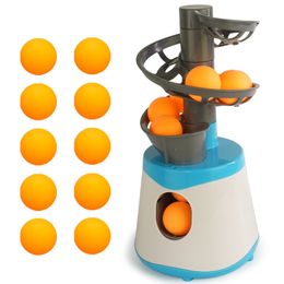 Mini Tafeltennis Robot Training Automatische PingPong Ball Machine Launcher 240126