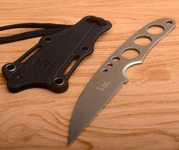 Mini Tactical Cold Stee HK10 Neckmes Fixed Blade met Kydex Sheed Outdoor Camping Knives Survival Self Defense draagbare faca P7383033