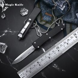 Mini couteau de chasse tactique Portable, lame D2 6061-T6 manche en aluminium, outil de Camping en plein air EDC, cadeaux de vacances
