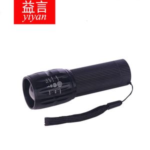 Mini mise au point télescopique petite avec trois niveaux/lumen LED lampe de poche à lumière forte, phares de vélo, lampe de poche extérieure 943782