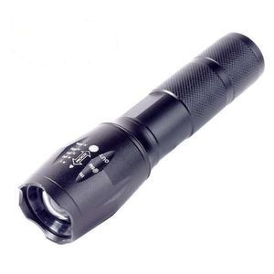 Mini Zoom télescopique A100 tactique extérieur T6 lumière forte charge 10W lampe de poche LED en alliage d'aluminium 998073
