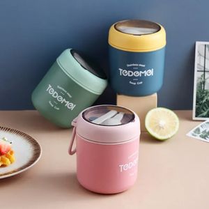 Mini thermische lunchbox voedselcontainer met lepel roestvrijstalen vacuümbeker soepbeker geïsoleerde lunchbox