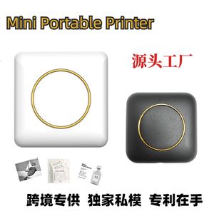 Mini thermische printer Bluetooth draadloze inktloze printer Po Sticker Garenloos notitie afdrukken Draagbare zakkantoorprinter.240124