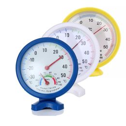 Mini-thermometer Hygrometer Bell-vormige LCD Digitale schaal voor Home Office Wand Promotie Mount Mount Indoor Temperatuur Meet Gereedschap