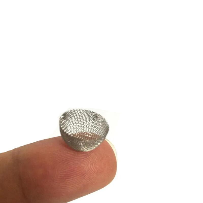 60 Mesh 12x8mm Yuvarlak Paslanmaz Ekranlar Metal Filtreler Kase Yuvarlak Sigara Sigara Boru Ekranları Cam Kuru Bitki Tutucu Tütün Boru Araçları