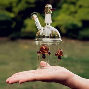 Mini Schildpad Waterpijpen Waskolf Starbuck Cup Bekerglas Glazen Bong Heady Roken Dab Rig As Dab Kleine Recycler Waterleidingen