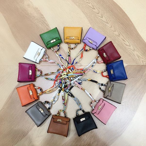 Mini bolso de mano Bolso para niña Monedero para niños Llavero de diseñador llaveros bolsas colgador Estuche de lujo Bolsos gancho airpods estuches para auriculares Accesorios Satchel clutch bag HBP