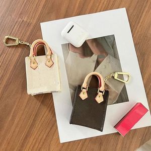 MINI TOTES COIN Portemones Accessoires Modebericht Designer Key Case Handtas Classic Drukken Wallet Leisure Leather Change P275Y