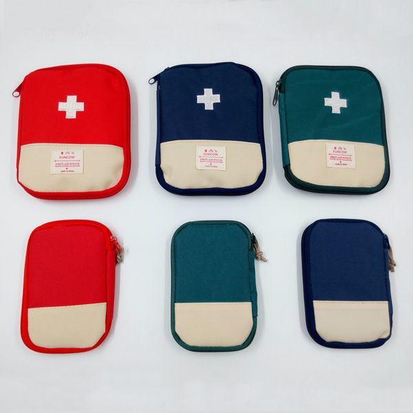 Mini kit de primeros auxilios de viaje Bolsa de supervivencia de emergencia familiar Kit de emergencia para automóvil Bolsa médica para el hogar Deporte al aire libre Bolsa de primeros auxilios portátil VT1658