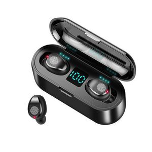 Mini True Wireless Oorbuds TWS Touch Control Bluetooth 5.0 Hoofdtelefoon Automatische Snelschoen HiFi Waterdicht HD Call Oortelefoon