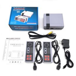 Mini TV Game Console Bulit-in 620 Classic Retro 4 Button Gamepads HDTV Video Handheld voor NES FC SFC Games Players Family Kids Gift met Retail Box