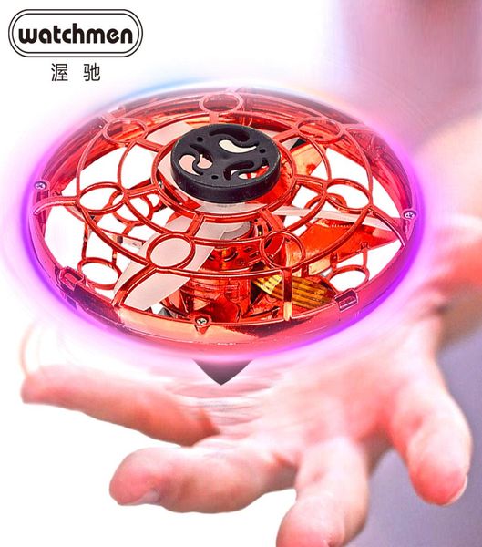 Mini Ufo Drone Gyro Spinner Top avec LED LUMIÈRES LED DRONE DRONE GYRO VOLES TOYS ADULTS KIDS Gift LJ2009218988979