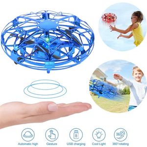 Mini UFO Drone Hélicoptère RC avion Main Détection Infrarouge Électrique Quadcopter Induction Flying Ball pour garçon Enfants Jouets Cadeau 211104