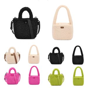 Mini UGG para mujer teddy clutch tote bag 22 nuevos productos Fleece Adeline Sherpa bolso de moda Luxury mens Designer Malibel bandolera Crossbody Lambswool bags