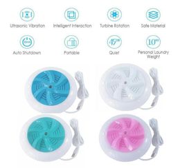 Mini ultrasone wasmachine automatische sluitring voorkomt wiel wassen huishoudelijke slaapzaal machine golf wikkeling draagbaar7660316