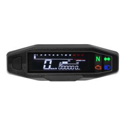 Mini Universal RPM Motorfietsmeter Tachometer LCD Digitale snelheidsmeter Kilometerteller Elektrische motorische snelheidsmeter Moto -accessoires