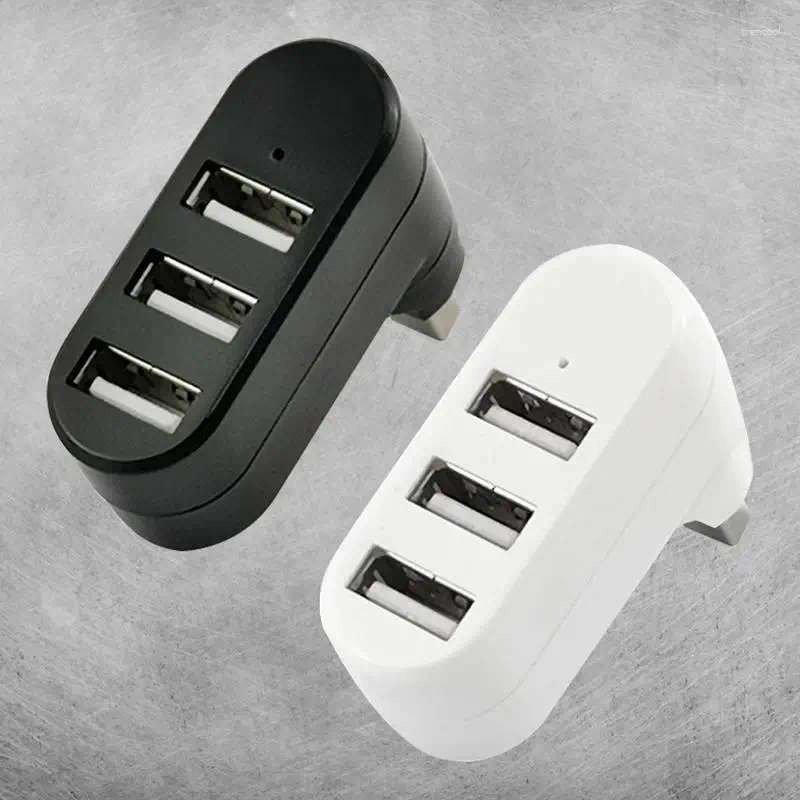 Mini-USB-2.0-Hub, Multi-Splitter, 3 USB-Anschlüsse, langlebiger Dreh-Expander mit kleiner und kompakter Multifunktion