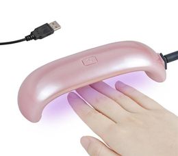 Mini USB 9W 3 secador de uñas LED lámpara de curado máquina de esmalte de uñas de Gel lámpara potente esmalte de uñas colores de secado rápido drop ship4539934