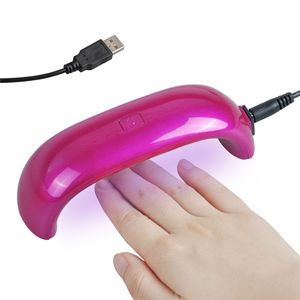 Mini USB 9W 3 LED UV Nail Dryer Curing Lamp Machine Gel Nagellak Krachtige UV Lamp Licht Nagellak Snel Droog