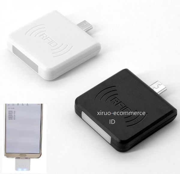 Mini lector de ID de tarjeta USB, lector RFID de teléfono móvil para lectores de tarjetas EM4100 TK4100 125KHZ para gestión de miembros de asistencia sin necesidad de controlador