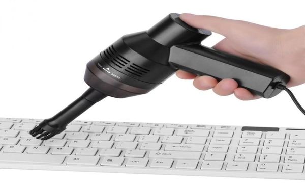 Mini aspirador eléctrico de escritorio USB, kit de recolección de polvo con teclado portátil para limpiar PC de escritorio, migas, bolsa de maquillaje, casa para mascotas 9628483