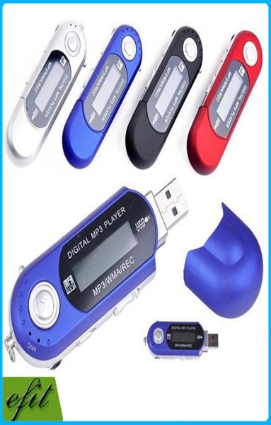 Mini USB Digital MP3 Player avec TF Card Reader LCD Screen Flash Music Player WMA REC FM Radio AAA Batterie multiple Langue3967294