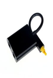 Mini USB Digital Toslink Optical Fibre Audio 1 à 2 Adaptateur de séparateur féminin Micro USB Cable accessoire1010959