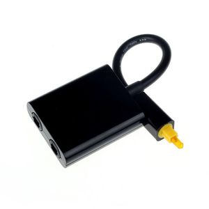 Mini USB Numérique Toslink Fibre Optique Audio 1 à 2 Femelle Splitter Adaptateur Micro Usb Câble Accessoire284W