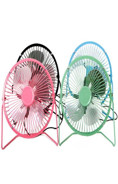 Mini ventilateur USB universel bureau à domicile voiture Portable Mini ventilateur en aluminium petit bureau USB 4 pales refroidisseur ventilateur de refroidissement 4 pouces 6 pouces VT14029145344