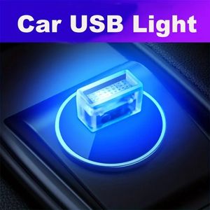 Mini USB Light, LED Modellering Auto Atmosfeer Licht Neon Licht Auto Interieur Licht Auto -decoratieverlichting (7 lichte kleuren)