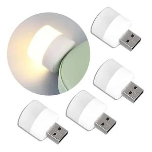 Mini USB Night Light Warm White Eye Protection Book Lezen Licht USB Plug CAR PC Power Layging LED Night Lamp