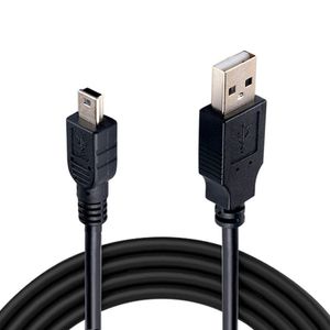 Mini USB a USB2.0 Cable de cargador rápido para reproductor MP3 MP4 Coche DVR GPS Cámara digital HDD Cables de datos 1.5m