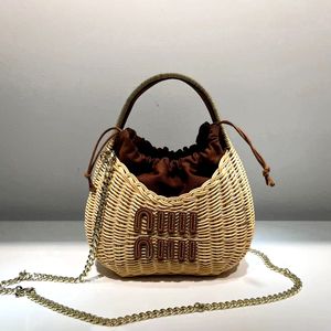 Mini sac à légumes sac à main design sacs à bandoulière Style de villégiature rustique Tissage sac fourre-tout sac à bandoulière doux et polyvalent