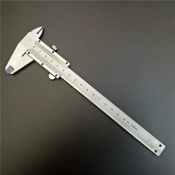 Mini calibrador a vernier 0-150 mm Calibrador a vernier métrico de acero inoxidable con bolsillo de calibre