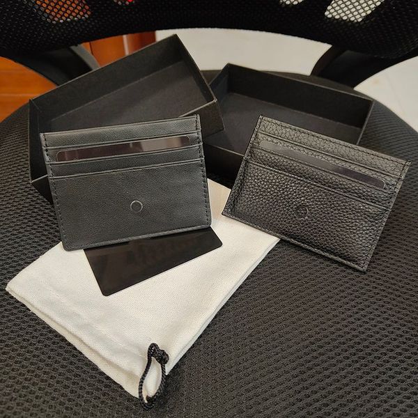 Mini portefeuilles Sacs pour hommes Porte-cartes de luxe Portefeuilles pliants en cuir de style européen et américain Porte-monnaie pour femmes Boîtes de créateurs