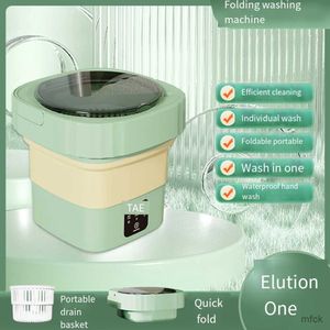 Mini-wasmachines 5L Opvouwbare draagbare wasmachine met droger voor kleding Reizen Thuis Ultrasoon ondergoed Sokken Mini-wasmachine 110V - 220V