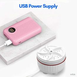 Mini Máquinas de Lavar Mini Máquina de Lavar Portátil USB Máquinas de Lavar Ultrassônicas Lavadora de Roupas para Viagens Utensílios de Limpeza Doméstica Limpador de Pano